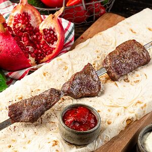 Шашлык из телячьей мякоти