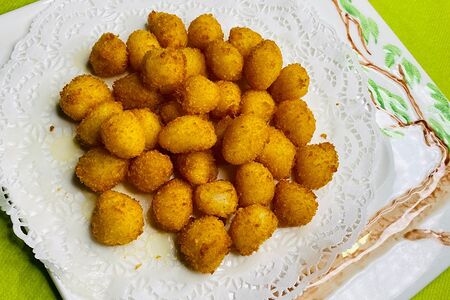 Гребешок в сухарях