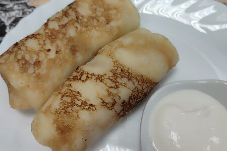 Блинчики с творогом