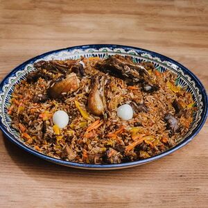 Плов из красного риса Девзира