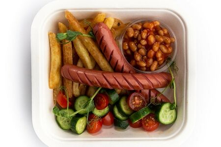 Ланч с сосисками