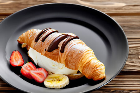 Круассан с шоколадом