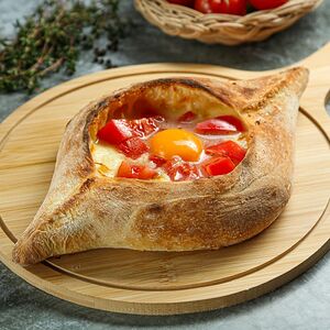 Лодочка с томатами