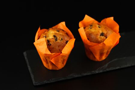 Маффин апельсиновый с шоколадными каплями