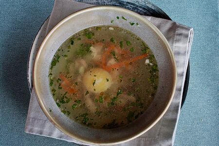 Суп лапша с цыпленком