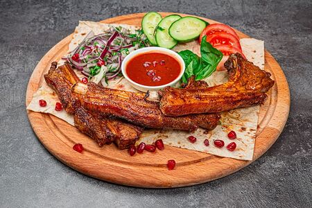 Шашлык из каре ягненка