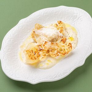 Цветная капуста с соусом из горгонзолы