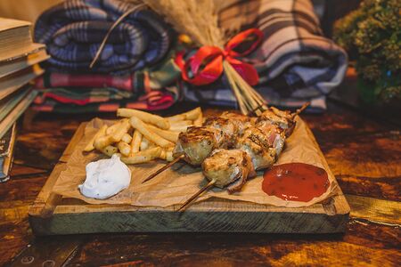 Шашлычки в беконе