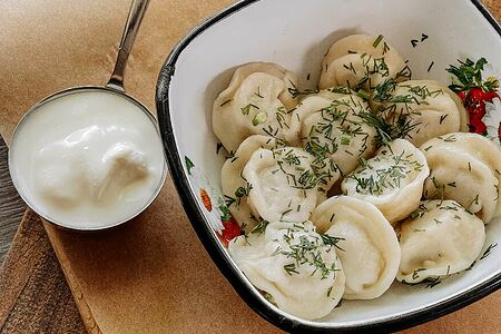 Пельмени свинина с говядиной