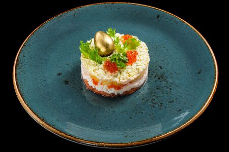 Мимоза с лососем