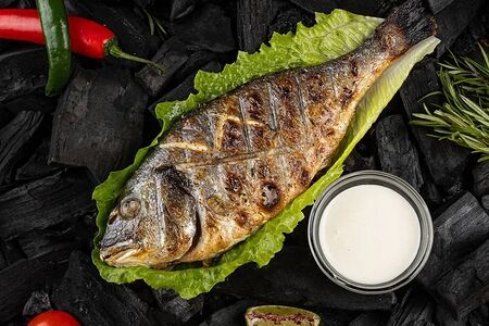 Дорадо на гриле