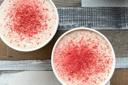 Малиновый капучино