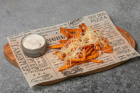 Батат фри с пармезаном и трюфельным айоли