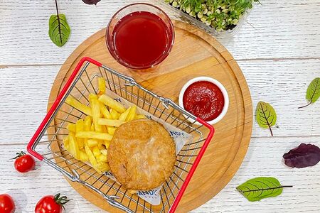 Комбо с куриной котлетой