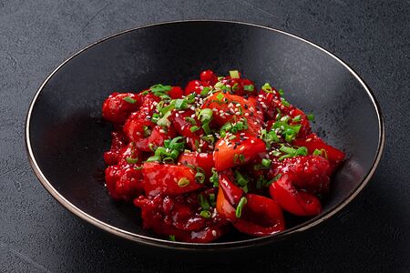 Курица в кисло-сладком соусе с ананасом