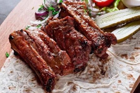 Свиные ребрышки на мангале