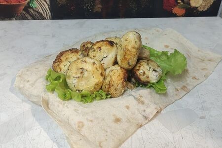 Грибы на углях