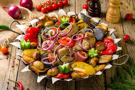 Садж из курицы