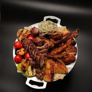 Садж с бараниной