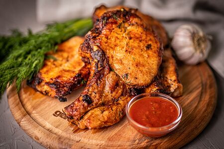 Шашлык из cвинoго карбонада