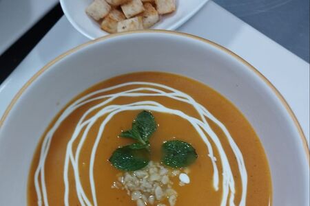 Крем-суп чечевичный