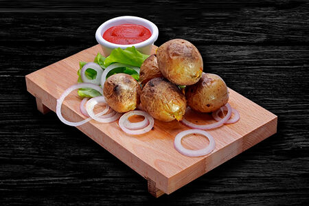 Шашлык из картофеля