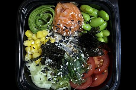 Поке с лососем