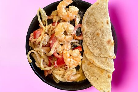 Фахитос с креветкой