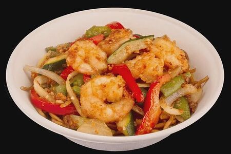 Вок Соба с креветками