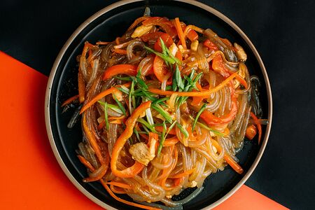 Стеклянная лапша с курицей