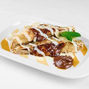 С Нутеллой и бананом