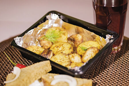 Картофель с курдючным салом