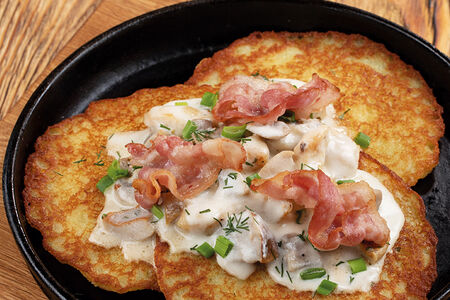 Драники С припечка