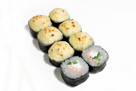 Мини-ролл запеченный с крабом