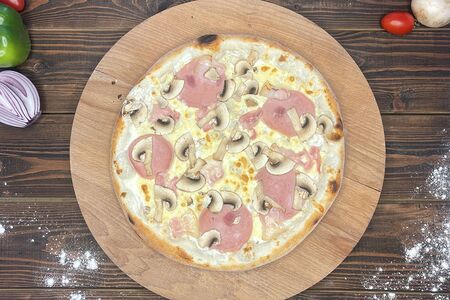 Пицца Карбонара большая