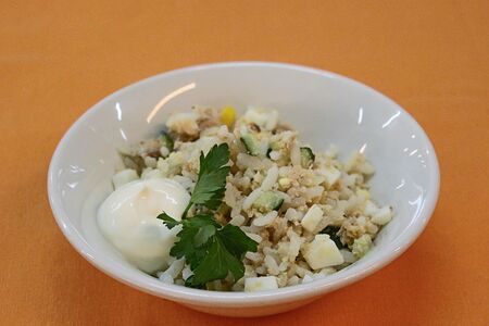 Салат Фантазия с горбушей