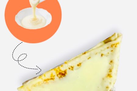 Блин со сгущенкой