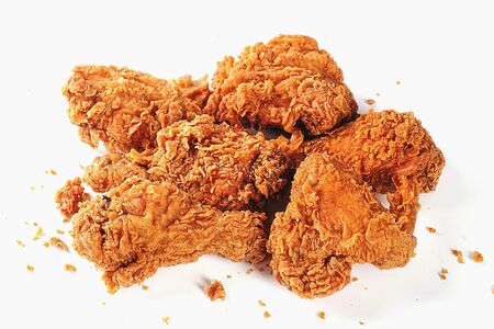 3 кусочка курицы в панировке с соусом ранч