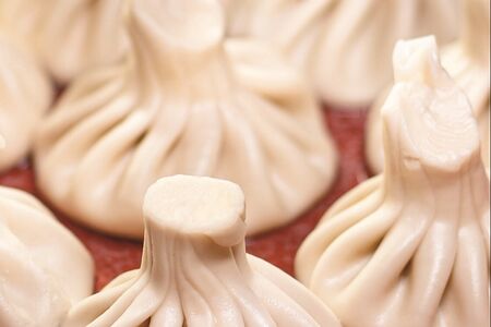 Хинкали с говядиной и свининой