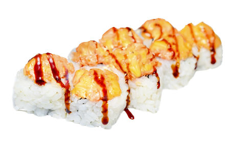 Ролл Сяке терияки