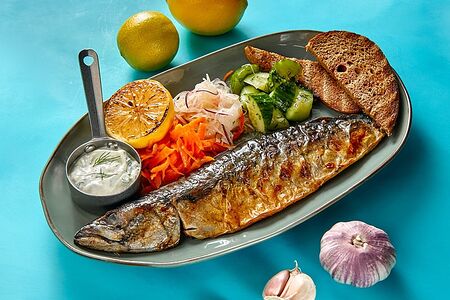 Скумбрия филе на гриле