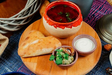 Борщ с говядиной