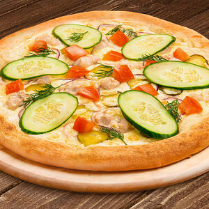 Пицца Шаверма 30 см на тонком тесте