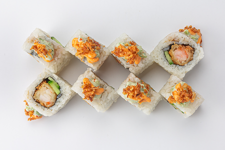 Ролл с креветками темпура