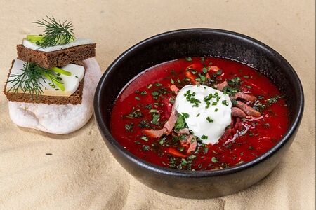 Борщ с телятиной