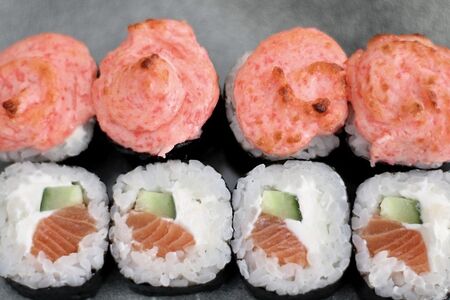 Запечённый с лососем