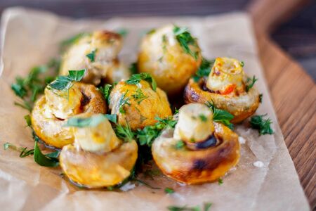 Шашлык из шампиньонов