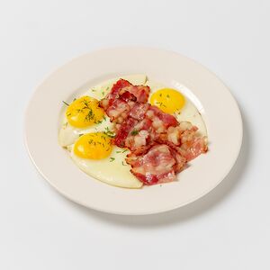 Яичница с беконом