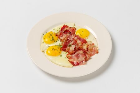 Яичница с беконом