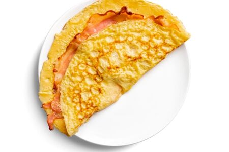 Омлет с беконом